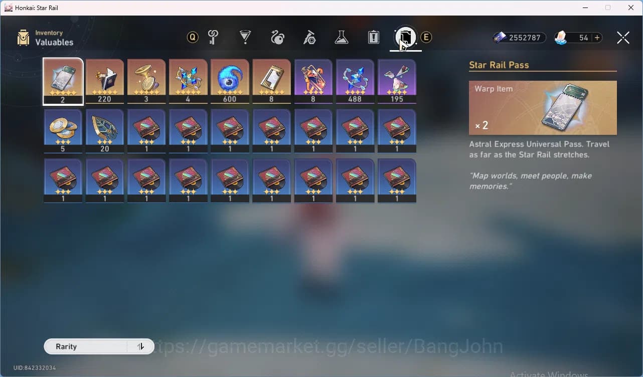 Honkai Star Rail Accounts ASIA|TL 29|4 limit|Sparxie,Sparkle,DanHeng PT,Ruan image 17