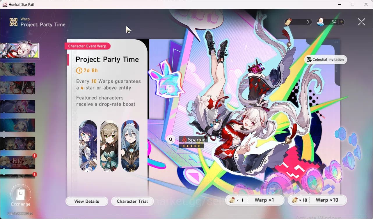 Honkai Star Rail Accounts ASIA|TL 29|4 limit|Sparxie,Sparkle,DanHeng PT,Ruan image 8