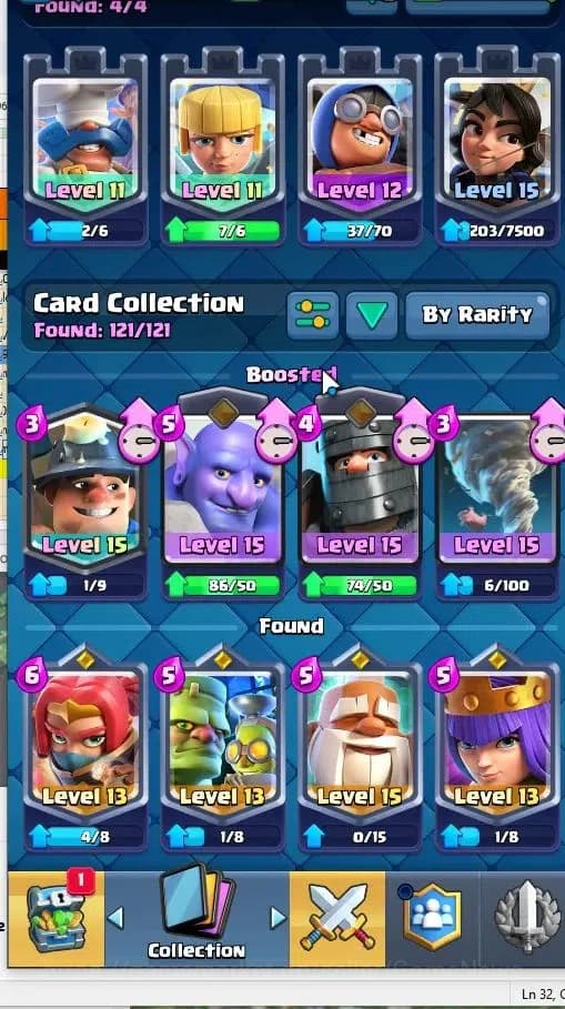 Clash Royale Accounts Lv 57|KTL 15|Trophy 11399|Card 121|15 EVO,5 Hero,8 image 12