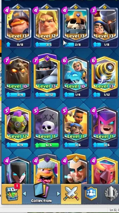 Clash Royale Accounts Lv 57|KTL 15|Trophy 11399|Card 121|15 EVO,5 Hero,8 image 14