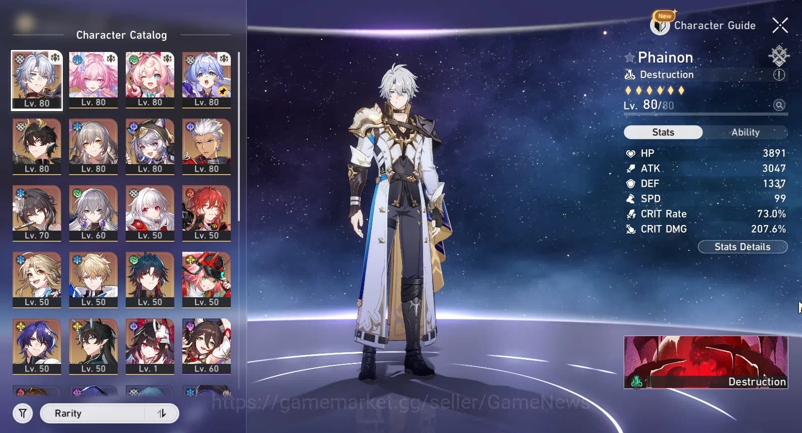 Honkai Star Rail Accounts Asia|TL 64|12 Limited|PhainonE2,Cyrene,Hyacine,Rob image 2