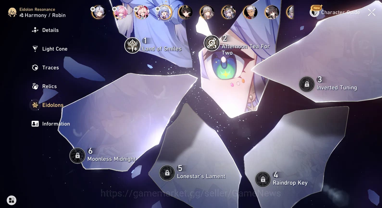 Honkai Star Rail Accounts Asia|TL 64|12 Limited|PhainonE2,Cyrene,Hyacine,Rob image 5