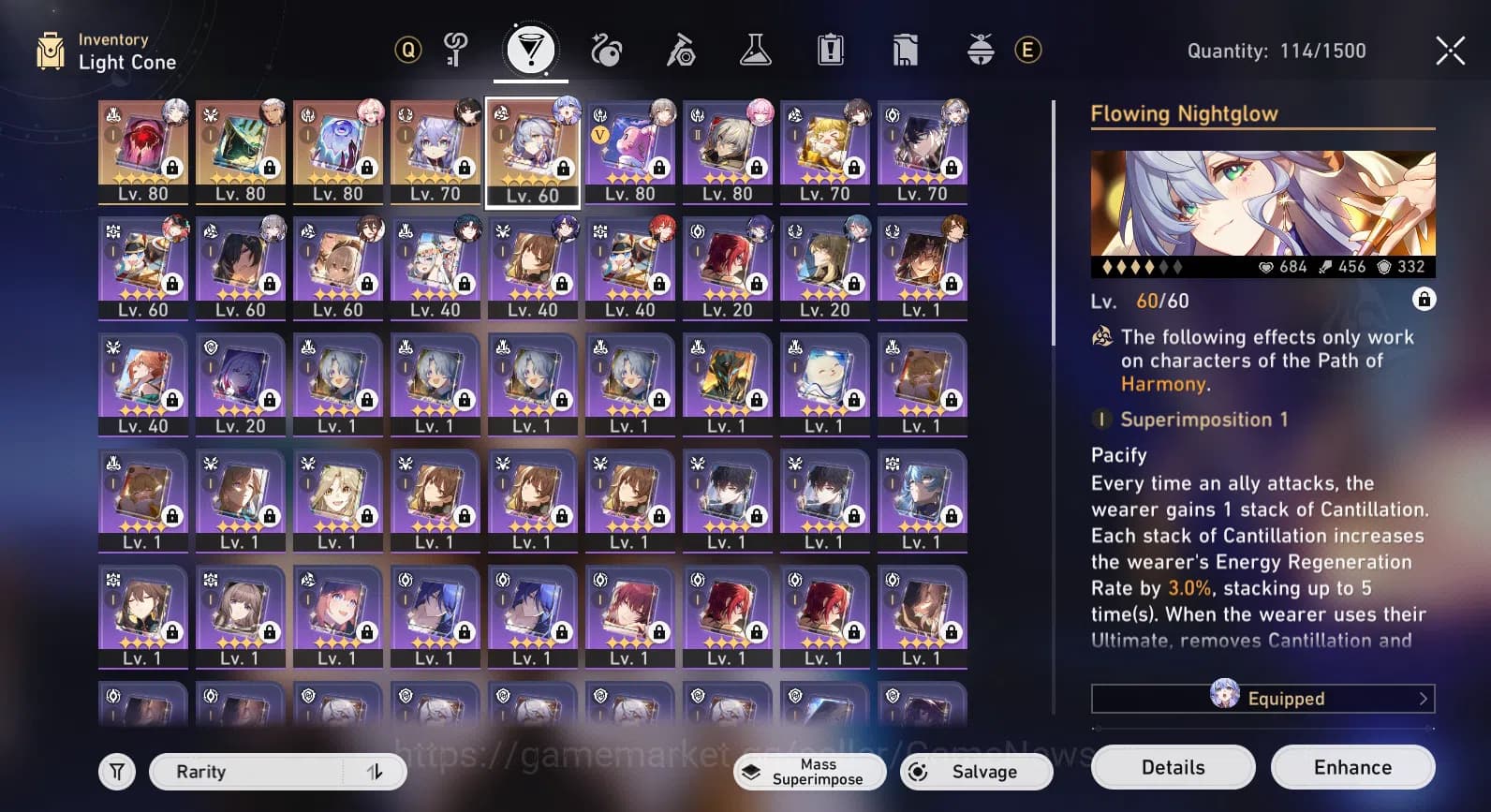 Honkai Star Rail Accounts Asia|TL 64|12 Limited|PhainonE2,Cyrene,Hyacine,Rob image 6