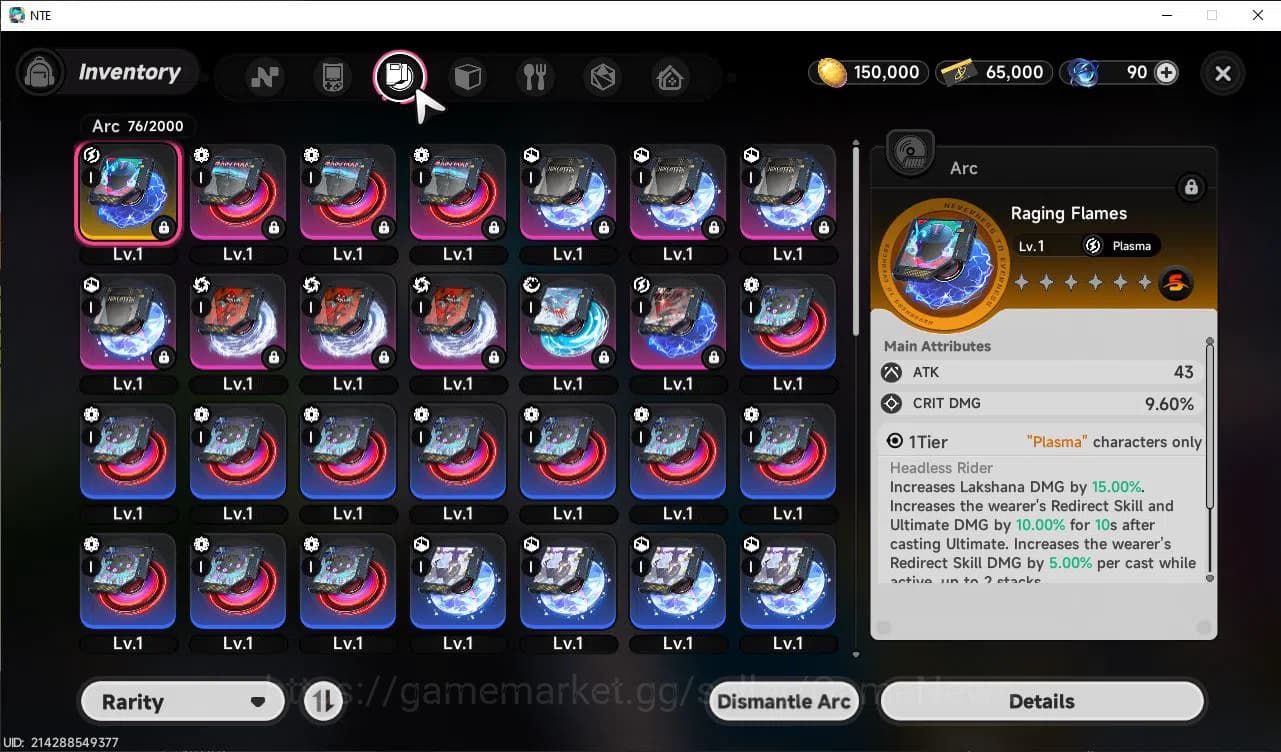 Neverness to Everness Accounts GLOBAL EU |HL 3| 1 SSR Meta Nanally A1 | 6 SR [Adl image 8