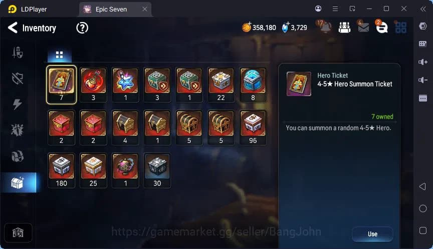 Epic Seven Accounts Global | Boss Arunka | LOTS | Soak Flan | Ruiza | image 8