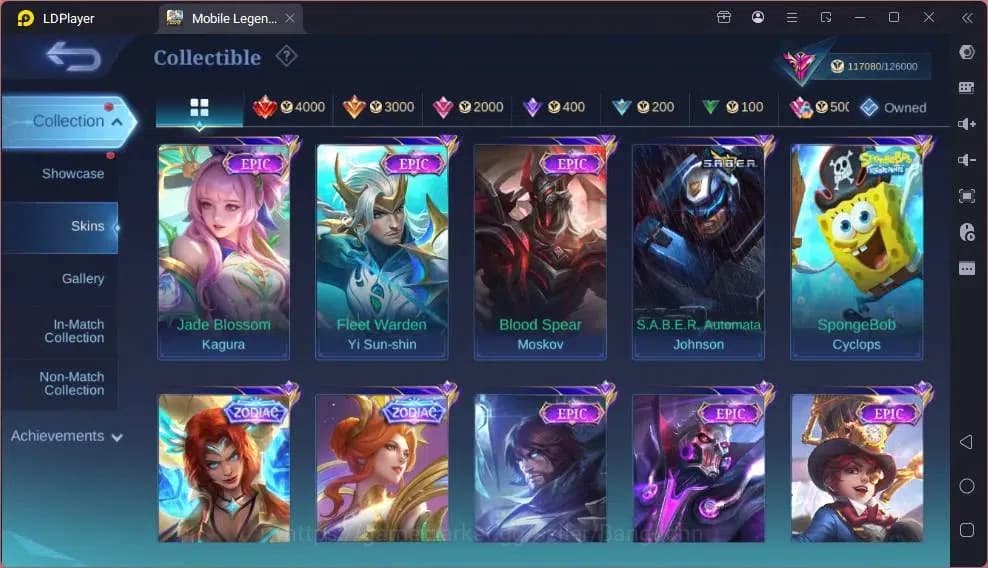 Mobile Legends: Bang Bang Accounts Global|Hero 132|Skin 360|Renowned|Legend Gusion|Co image 12