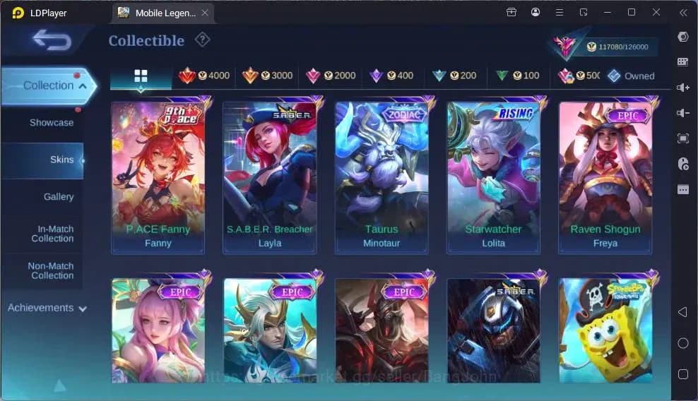 Mobile Legends: Bang Bang Accounts Global|Hero 132|Skin 360|Renowned|Legend Gusion|Co image 13