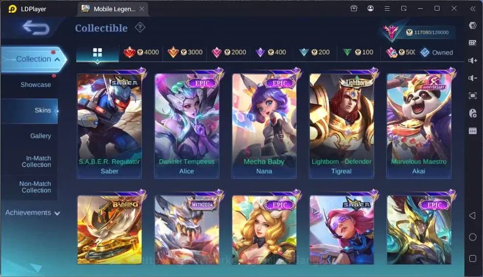 Mobile Legends: Bang Bang Accounts Global|Hero 132|Skin 360|Renowned|Legend Gusion|Co image 15
