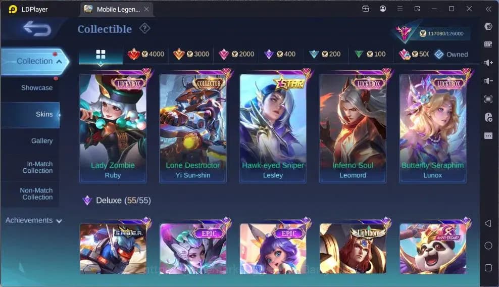 Mobile Legends: Bang Bang Accounts Global|Hero 132|Skin 360|Renowned|Legend Gusion|Co image 16