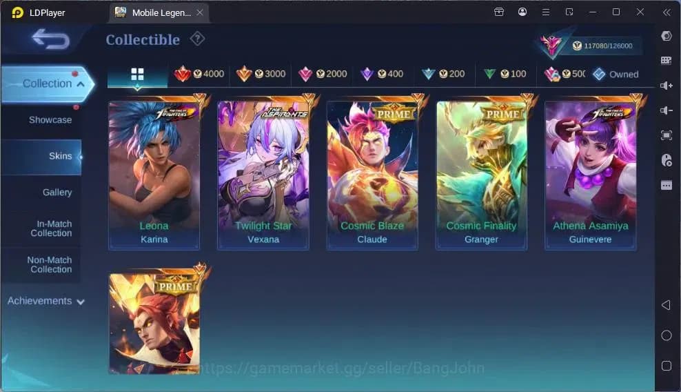 Mobile Legends: Bang Bang Accounts Global|Hero 132|Skin 360|Renowned|Legend Gusion|Co image 19