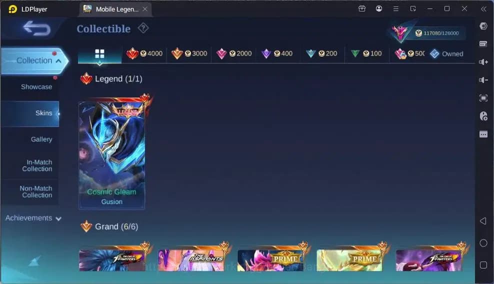 Mobile Legends: Bang Bang Accounts Global|Hero 132|Skin 360|Renowned|Legend Gusion|Co image 20