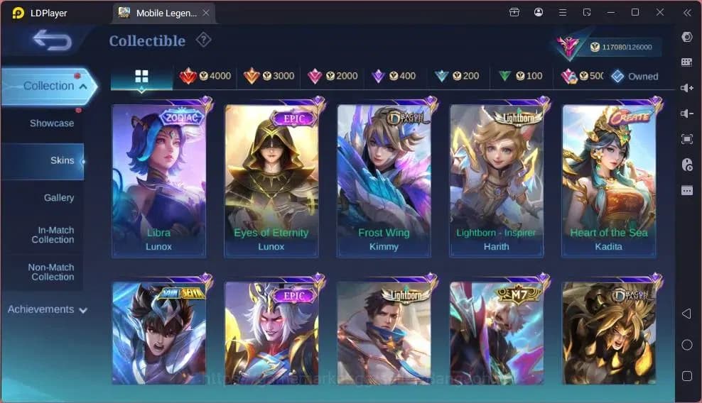 Mobile Legends: Bang Bang Accounts Global|Hero 132|Skin 360|Renowned|Legend Gusion|Co image 7