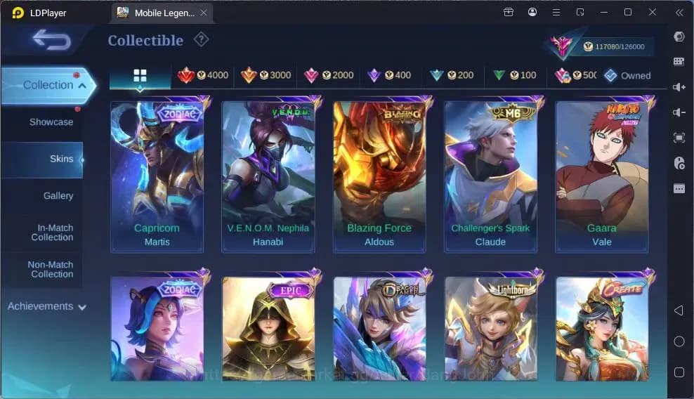 Mobile Legends: Bang Bang Accounts Global|Hero 132|Skin 360|Renowned|Legend Gusion|Co image 8