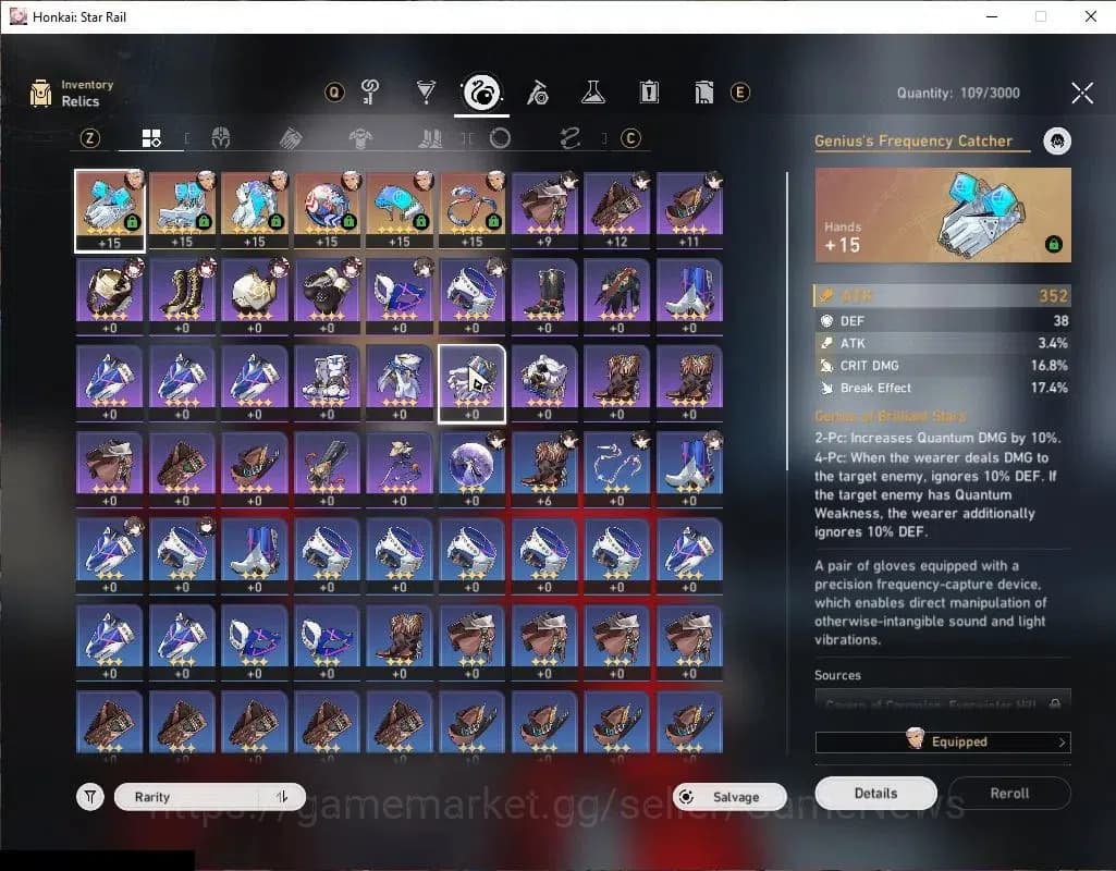 Honkai Star Rail Accounts Asia|TL 30|1 Golden Comp|5 Limited|Evanescia,Arche image 7
