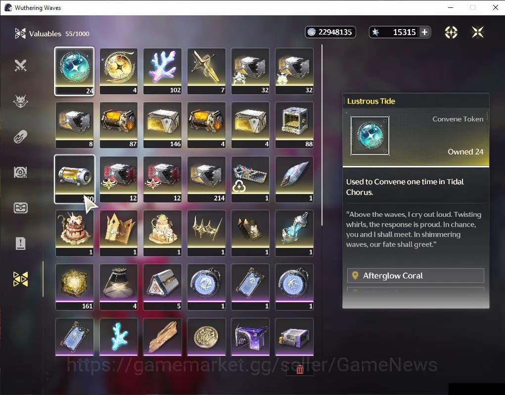 Wuthering Waves Accounts SEA |UL 80|15K Astite|10 Limited|[MornyeR1,Phrolov image 10