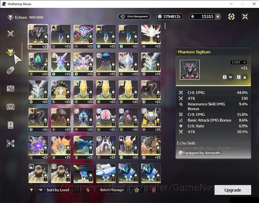 Wuthering Waves Accounts SEA |UL 80|15K Astite|10 Limited|[MornyeR1,Phrolov image 13