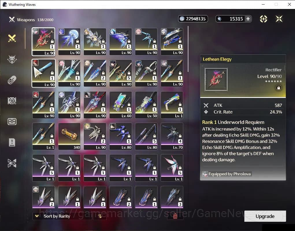 Wuthering Waves Accounts SEA |UL 80|15K Astite|10 Limited|[MornyeR1,Phrolov image 14