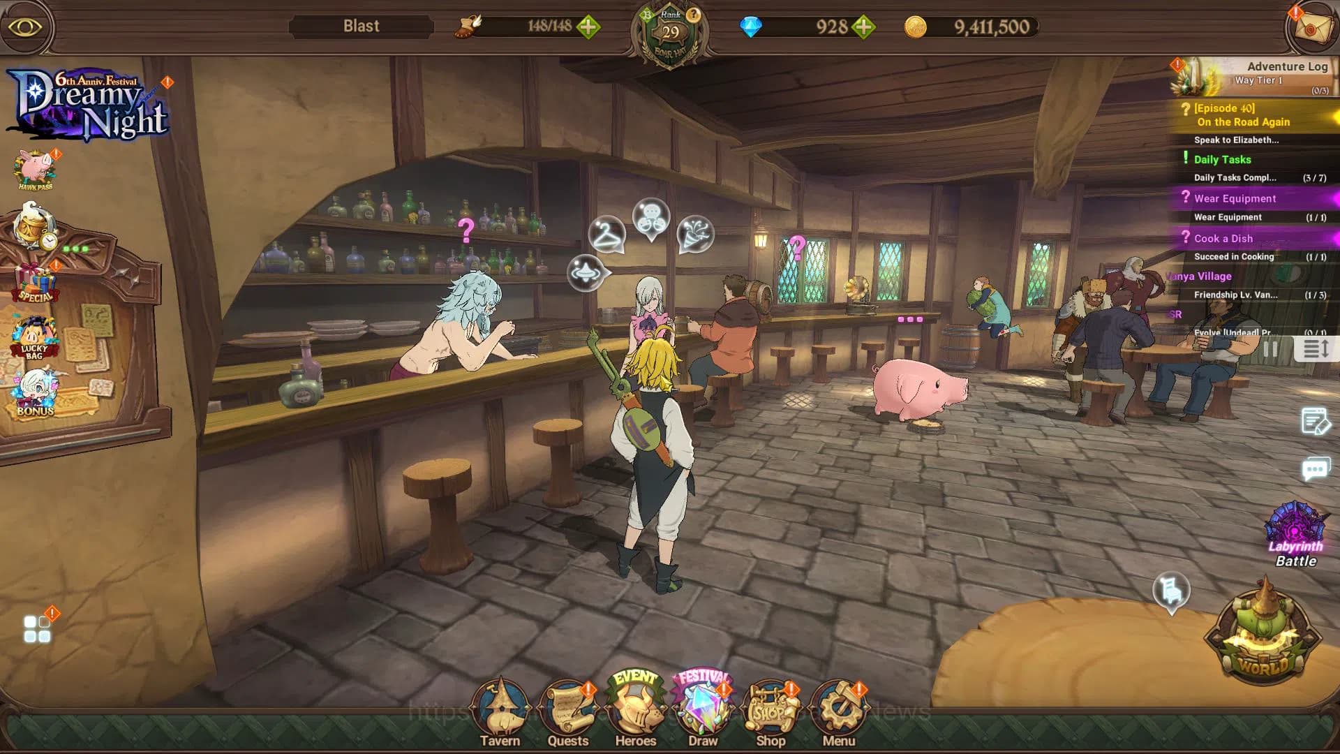 The Seven Deadly Sins: Grand Cross Accounts Global |772 K CC|Starter CH 4|928 Dm| 2 UR+Collab image 1