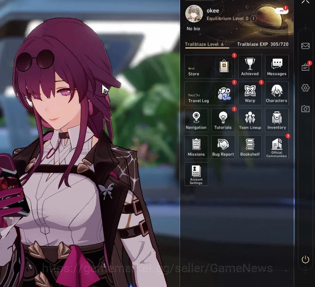 Honkai Star Rail Accounts ASIA|TL 6|2 Golden Companion Spirit|3 Limited|Kafk image 1