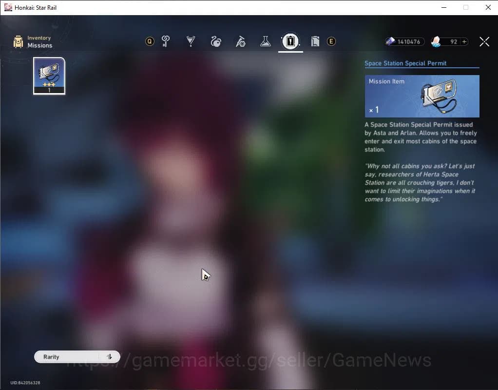 Honkai Star Rail Accounts ASIA|TL 6|2 Golden Companion Spirit|3 Limited|Kafk image 5