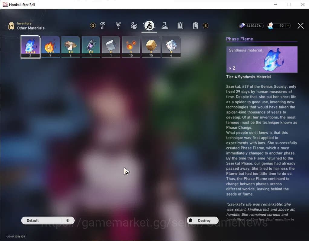 Honkai Star Rail Accounts ASIA|TL 6|2 Golden Companion Spirit|3 Limited|Kafk image 6