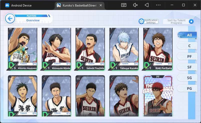 Kuroko's Basketball Street Rivals Accounts SEA|SV30|Lv30|DM 1968|Seijuro Akashi A2,Taiga Kaga image 10