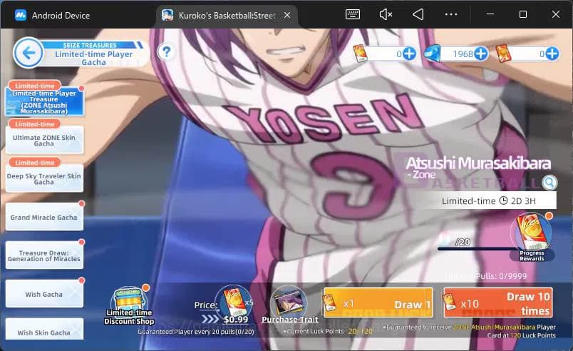 Kuroko's Basketball Street Rivals Accounts SEA|SV30|Lv30|DM 1968|Seijuro Akashi A2,Taiga Kaga image 4