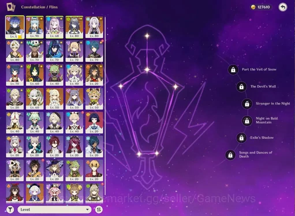 Genshin Impact Accounts ASIA|AR55|5Limited+1(*5Weapon)|Flins,Ineffa,Citlal image 3