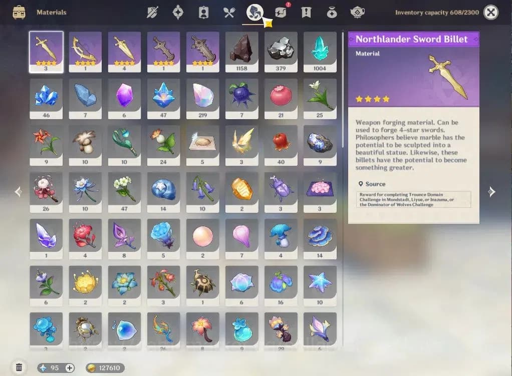 Genshin Impact Accounts ASIA|AR55|5Limited+1(*5Weapon)|Flins,Ineffa,Citlal image 8