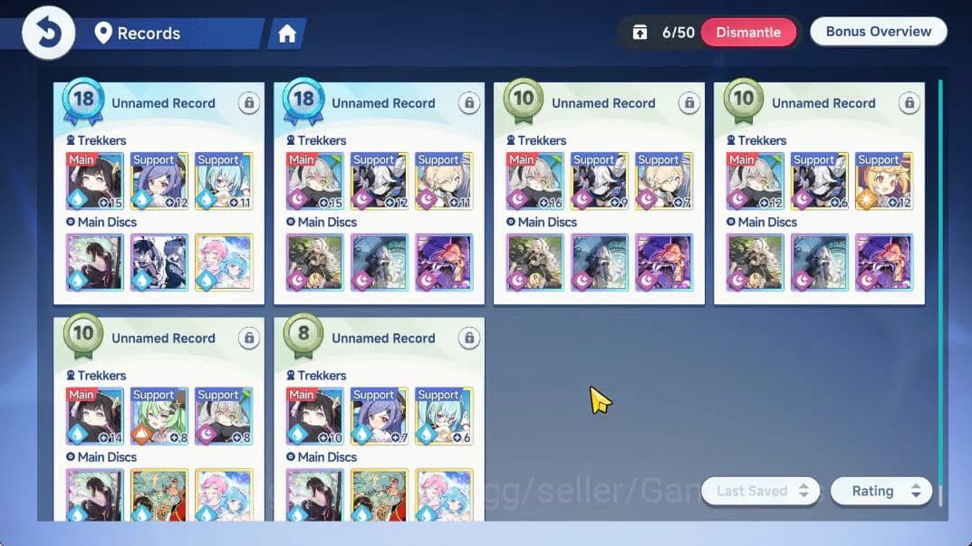 Stella Sora Accounts GLOBAL LV21 | 5SSR 2 Limit [Chitose+Disc,FirenzeT1 image 11
