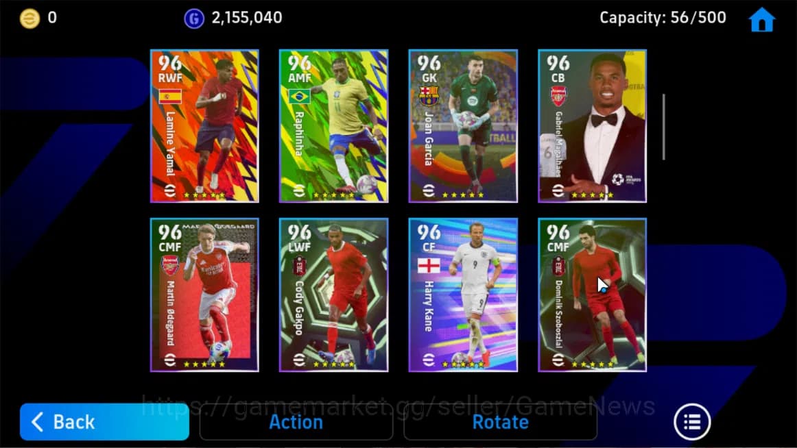 eFootball Accounts Mobile|F Cannavaro,Raul,BlitzCurler(Desire Doue),V image 12