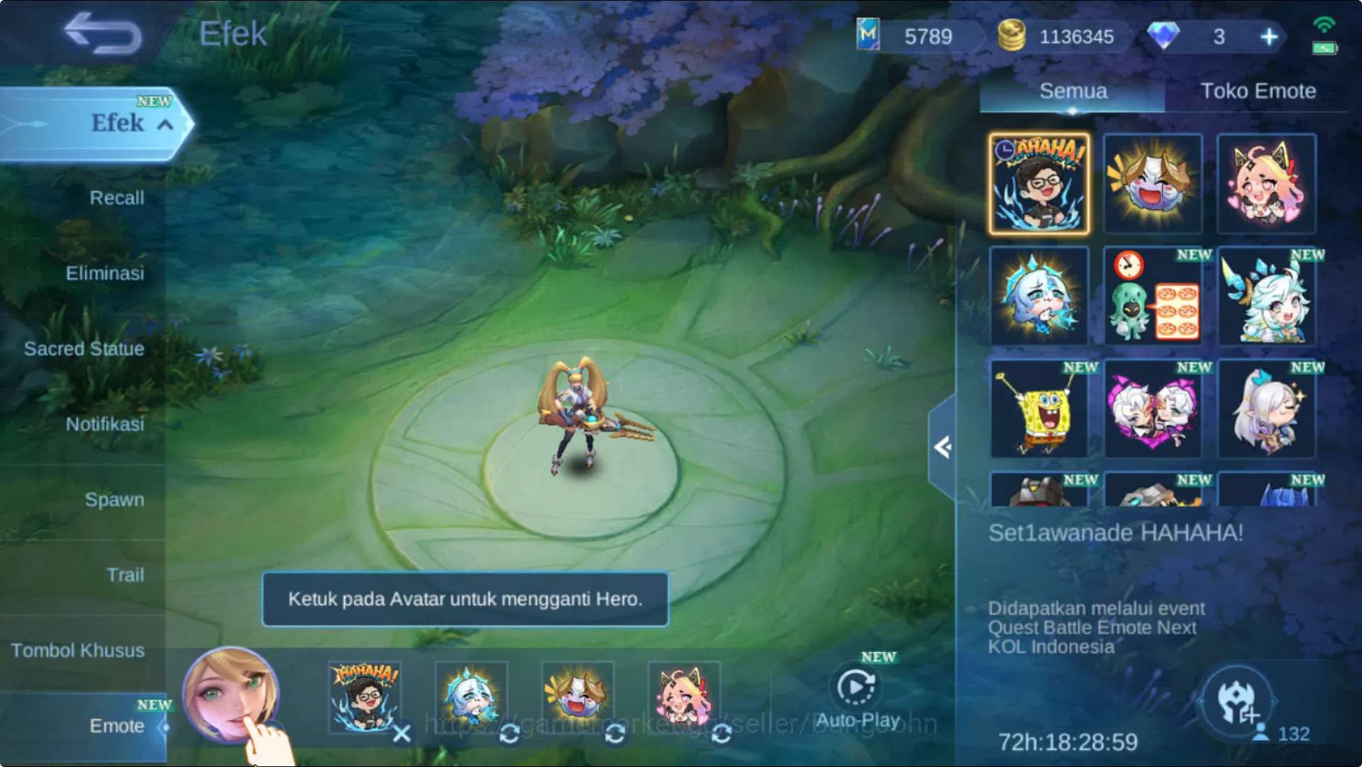 Mobile Legends: Bang Bang Accounts Hero 132 Skin 365 | ExGlory | KOF Dyrroth+Karina, image 17