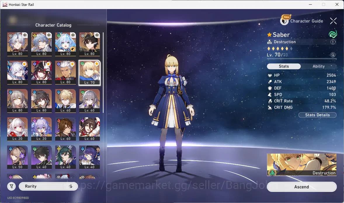 Honkai Star Rail Accounts ASIA | TL 66, phainon, sunday, cerydra, dan heng, image 9