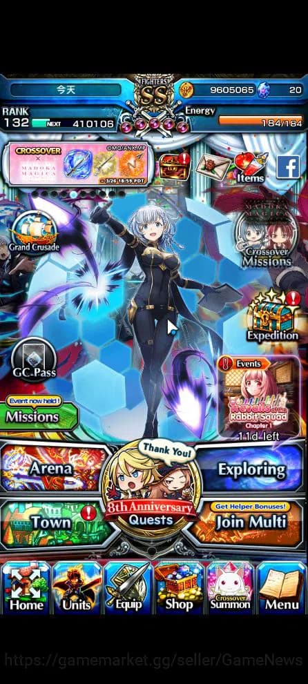 Grand Summoners Accounts Global|Rank 132|40 RGB|14 Ascend|Inumuta,Beta,Pinn image 5