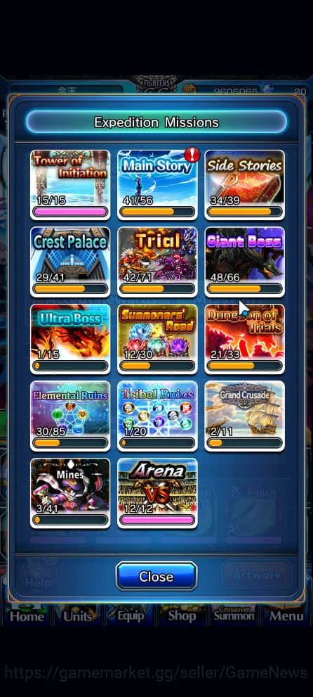 Grand Summoners Accounts Global|Rank 132|40 RGB|14 Ascend|Inumuta,Beta,Pinn image 8