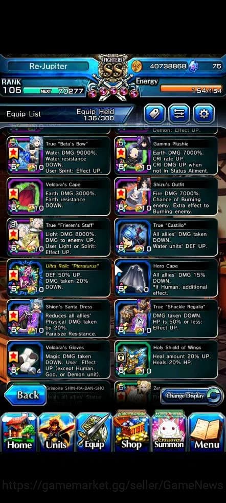 Grand Summoners Accounts Global|Rank 105|27 Ascend|[Sayaka,Shadow,Beta,Acce image 13
