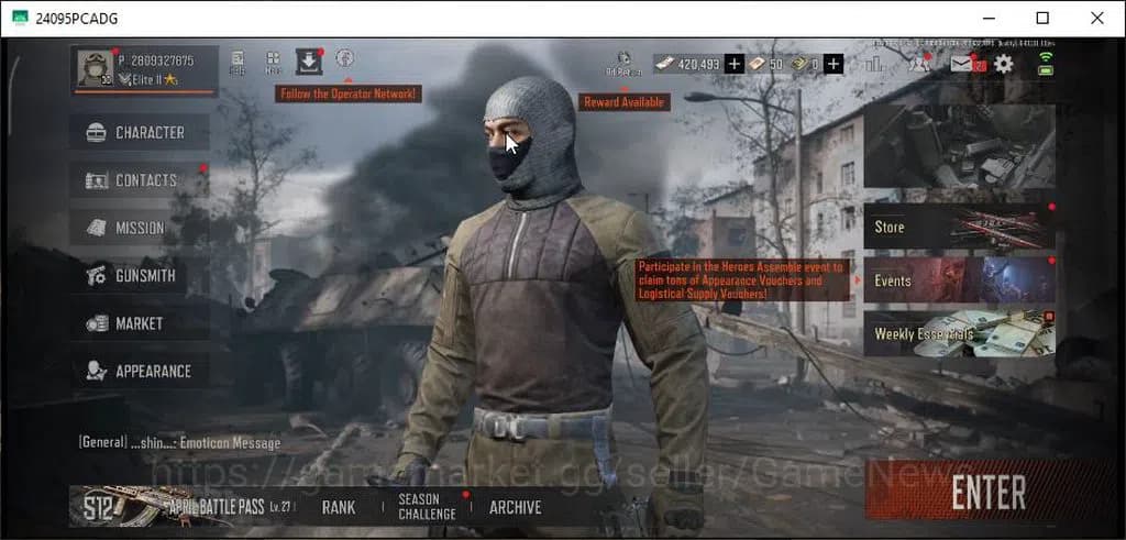 Arena Breakout Accounts MOBILE Lv30|SV 13M|CV 12M|AKM SS,MDR Speed SQB,Gro image 1