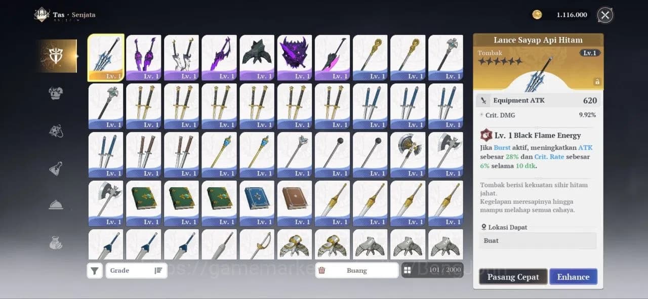 The Seven Deadly Sins: Origin Accounts NA West | Fresh Starter Lvl 2 |2 SSR| Escanor, Gui image 5