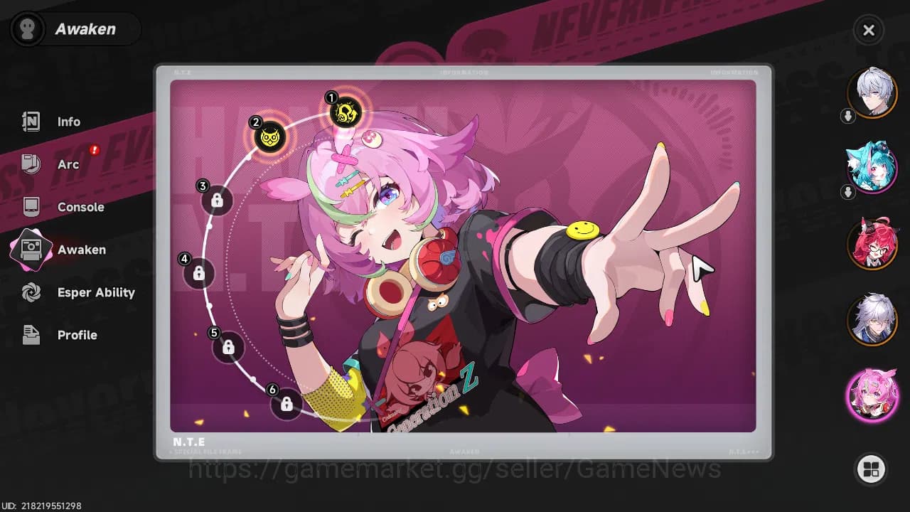 Neverness to Everness Accounts GLOBAL NA|HL 3| 2 SSR + 1 Selector On (Nanally+Bai image 5