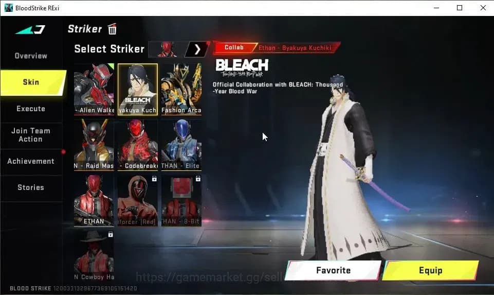 Blood Strike Accounts Unknown|Eternal Alien Walker+MELE Shuriken,Collab image 4