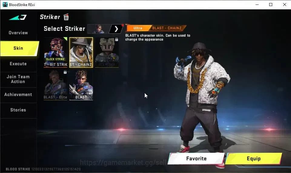 Blood Strike Accounts Unknown|Eternal Alien Walker+MELE Shuriken,Collab image 7
