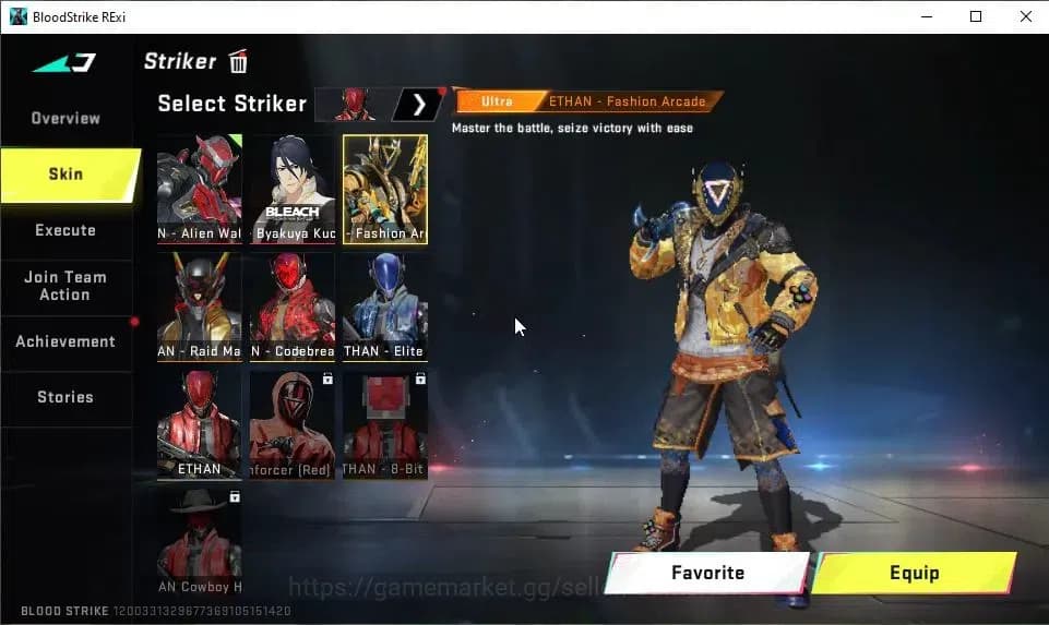 Blood Strike Accounts Unknown|Eternal Alien Walker+MELE Shuriken,Collab image 8
