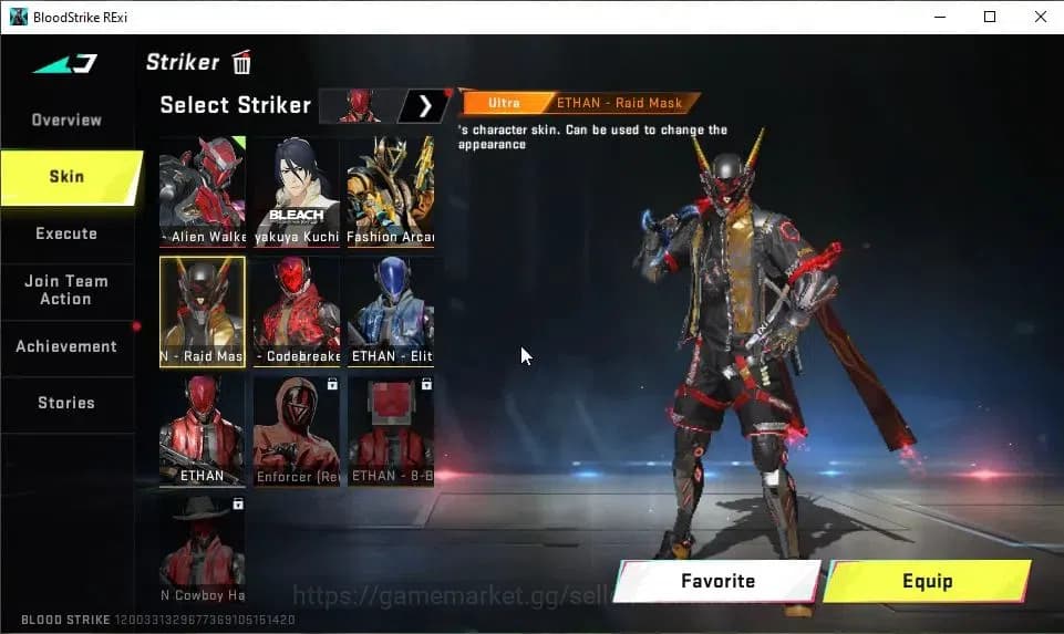 Blood Strike Accounts Unknown|Eternal Alien Walker+MELE Shuriken,Collab image 9