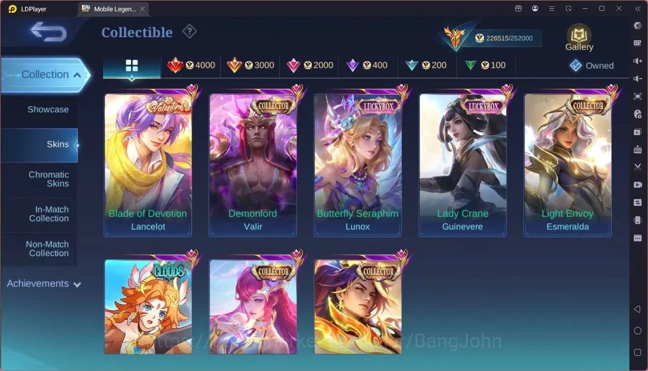 Mobile Legends: Bang Bang Accounts Global|Hero 132|Skin 480|Mega|Legend Alucard,Fanny image 11