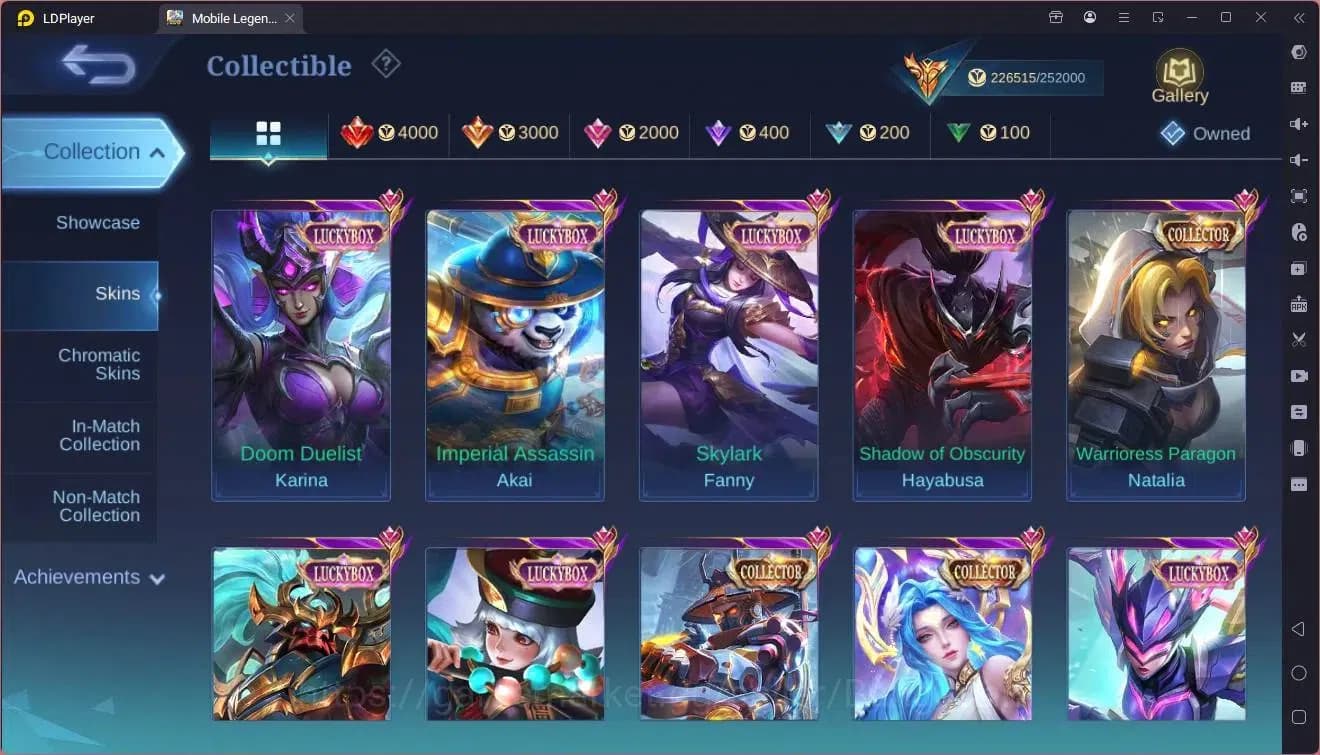 Mobile Legends: Bang Bang Accounts Global|Hero 132|Skin 480|Mega|Legend Alucard,Fanny image 13