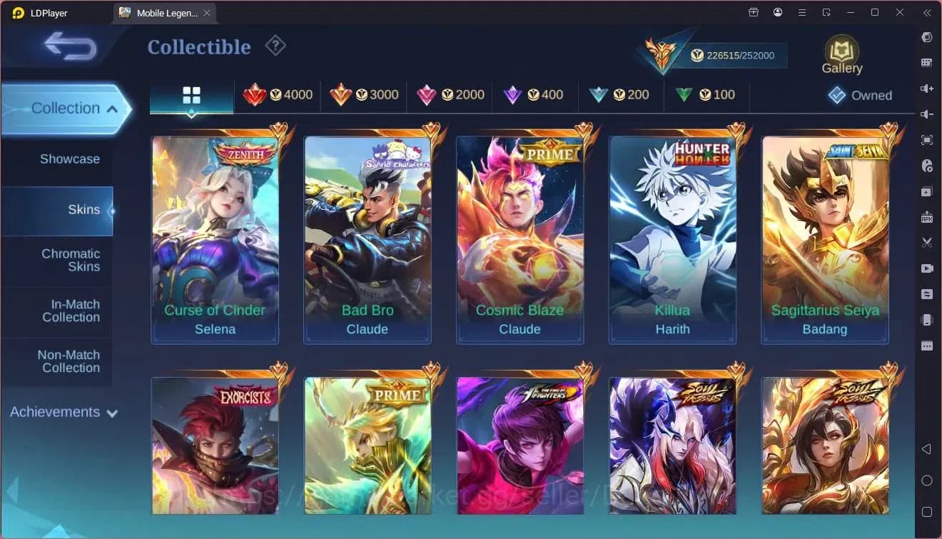 Mobile Legends: Bang Bang Accounts Global|Hero 132|Skin 480|Mega|Legend Alucard,Fanny image 17