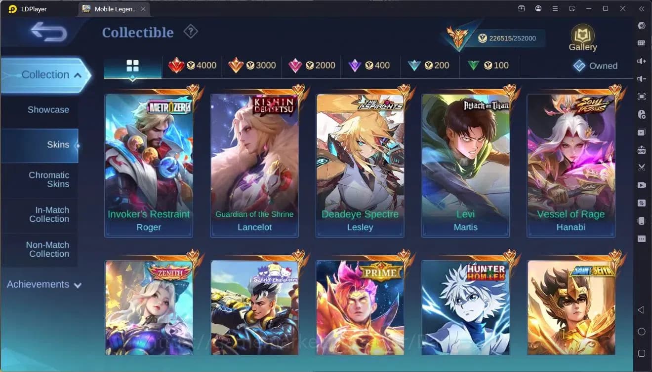 Mobile Legends: Bang Bang Accounts Global|Hero 132|Skin 480|Mega|Legend Alucard,Fanny image 18