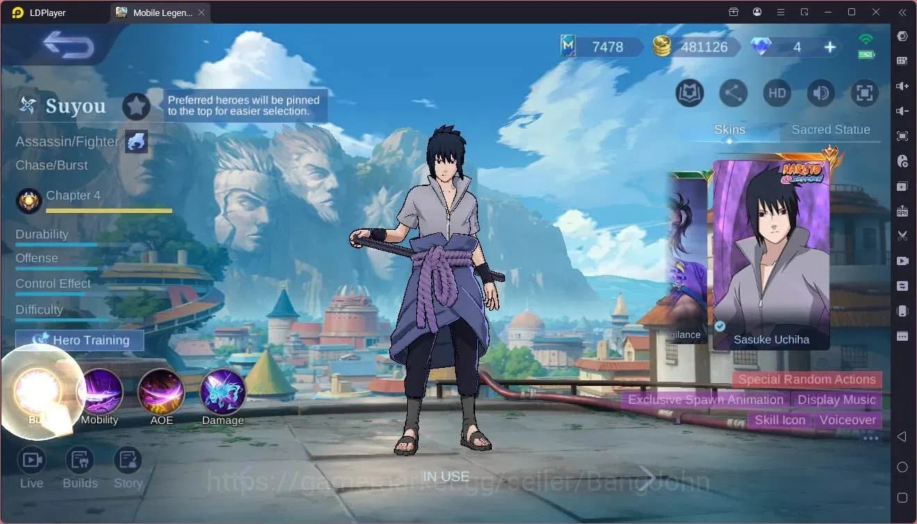 Mobile Legends: Bang Bang Accounts Global|Hero 132|Skin 480|Mega|Legend Alucard,Fanny image 6