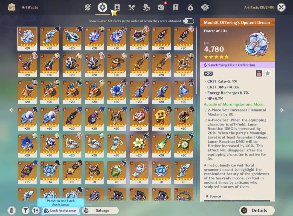 Genshin Impact Accounts ASIA|AR55|4Limited+1(*5Weapon)|VaresaC1+Sign,Colum image 11