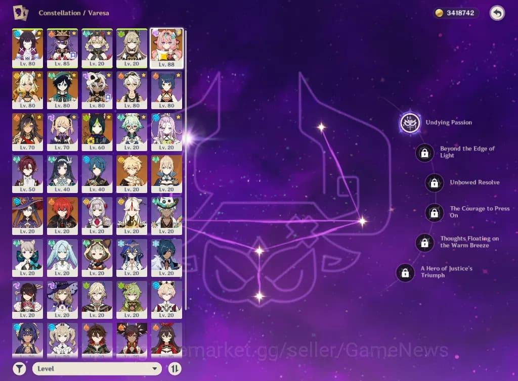 Genshin Impact Accounts ASIA|AR55|4Limited+1(*5Weapon)|VaresaC1+Sign,Colum image 17